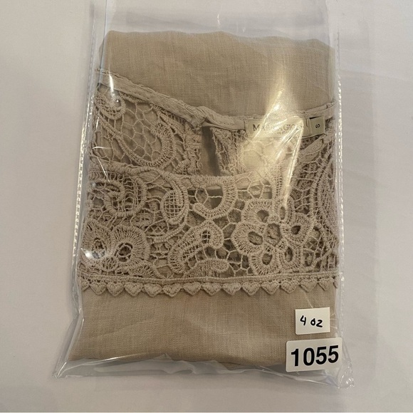 ⭐️ MARINA Gigli size Small 100% Linen Women Sleeveless Tank Top - Picture 5 of 8